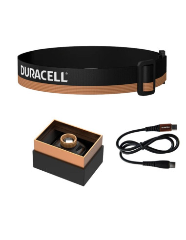 Duracell Dh850R Gift Box Latarka Czołowa Czarny, Pomarańczowy