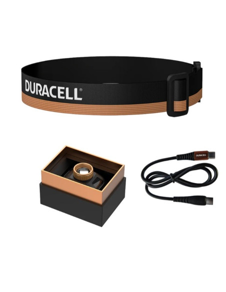 Duracell Dh850R Gift Box Latarka Czołowa Czarny, Pomarańczowy
