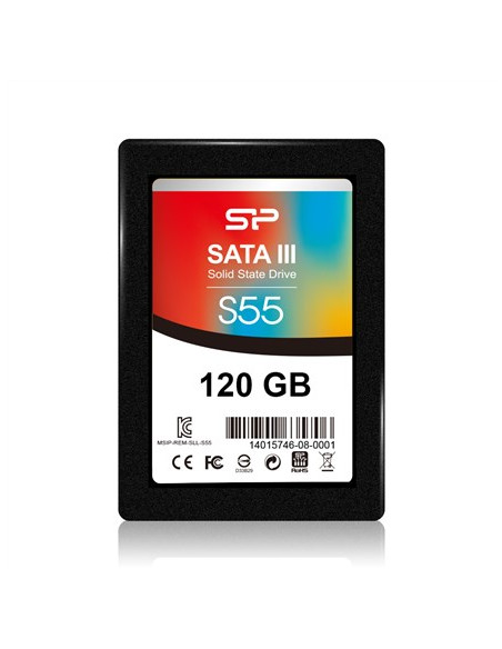 Silicon Power Slim S55 2.5" 120 Gb Serial Ata Iii Tlc