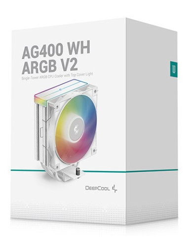 Deepcool Ag400 Wh Procesor Chłodnica Powietrza 12 Cm Biały 1 Szt.