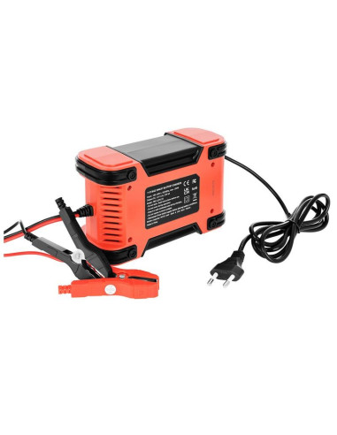 Azo Digital Ładowarka Sieciowa Do Akumulatorów Bc-12 12A (230V/12V) 6A (230V/24V) Agm / Lifepo4 / Gel