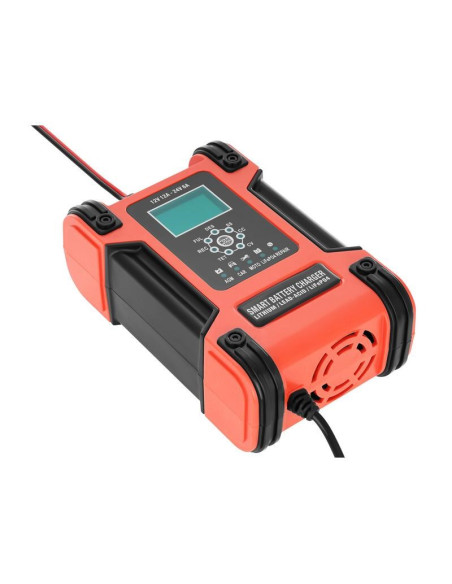 Azo Digital Ładowarka Sieciowa Do Akumulatorów Bc-12 12A (230V/12V) 6A (230V/24V) Agm / Lifepo4 / Gel