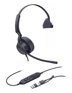 Yealink Uh42 Mono Teams Usb-C/A Zestaw Słuchawkowy Przewodowa Opaska Na Głowę Biuro/Centrum Telefoniczne Usb Type-C / Usb Type-A
