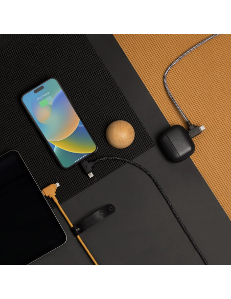 Kabel Native Union Duo (Usb-C Do Usb-C/Lightning), Zielony, Usb C, Usb C/Lightning, 1.5 M, Męski, Męski