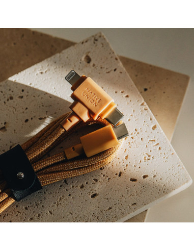 Kabel Native Union Duo (Usb-C Do Usb-C/Lightning), Zielony, Usb C, Usb C/Lightning, 1.5 M, Męski, Męski