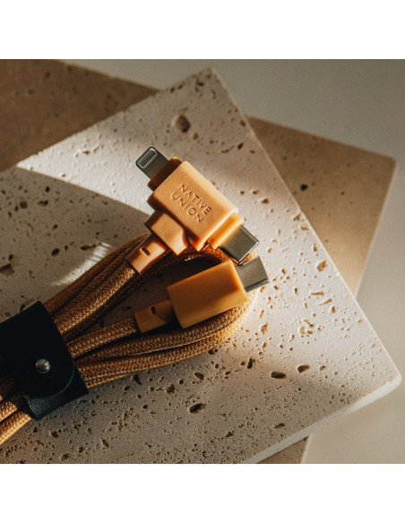 Kabel Native Union Duo (Usb-C Do Usb-C/Lightning), Zielony, Usb C, Usb C/Lightning, 1.5 M, Męski, Męski
