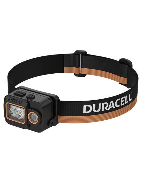 Duracell Dh700R Latarka Czołowa Czarny, Pomarańczowy