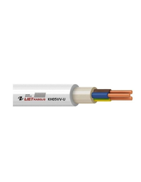 Cable Kh05Vv-U/Nym 3X1.5 White 25M