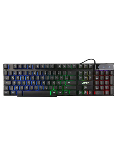 Ultron Hawk Gaming Set Klawiatura Dołączona Myszka Qwertz Niemiecki Czarny, Czerwony, Biały