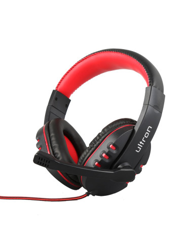 Ultron Hawk Gaming Set Klawiatura Dołączona Myszka Qwertz Niemiecki Czarny, Czerwony, Biały