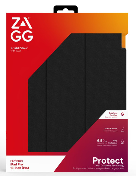 Etui Zagg Crystal Palace Folio Do Ipad Pro 13" M4 (Clear)