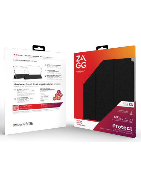 Etui Zagg Crystal Palace Folio Do Ipad Pro 13" M4 (Clear)