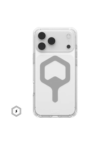 Urban Armor Gear Plyo Pokrowiec Na Telefon Komórkowy 17,5 Cm (6.9") Srebrny, Przezroczysty