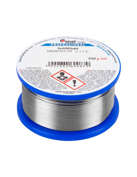 Cyna Szpula 2.5Mm  250G Sn60Pb40