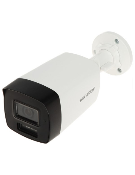Hikvision Ds-2Ce17D0T-Lfs(2.8Mm) 2 Mp Kamera Bullet Z Inteligentnym Hybrydowym Oświetleniem I Dźwiękiem, Stałoogniskowa