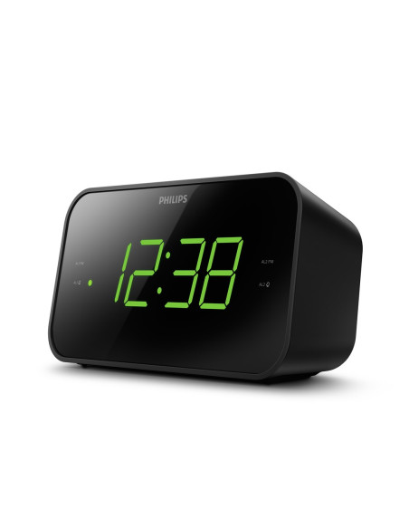 Philips Tar3306/12 Budzik Cyfrowy Budzik Czarny