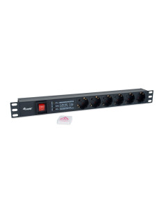 Equip 333317 Rozdzielacz Zasilania Pdu 6 X Gniazdo Sieciowe 1U 2