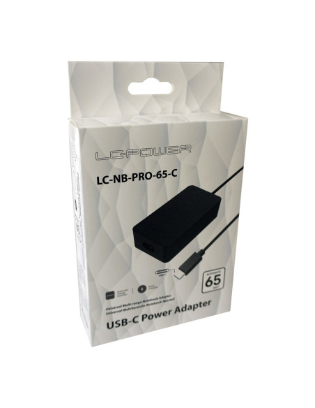 Lc-Power Lc-Nb-Pro-65-C Adapter Zasilający/ Inwentor Wewnętrzna 65 W Czarny