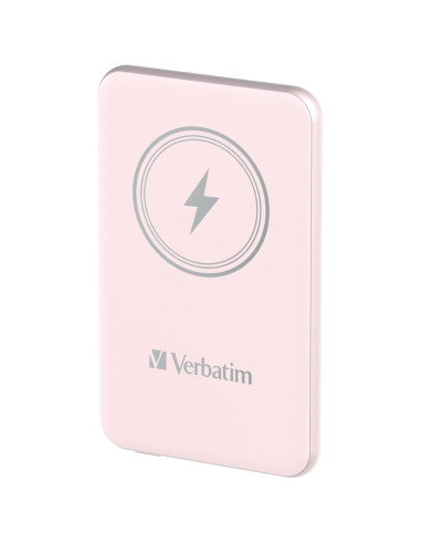 Verbatim Charge 'N' Go Litowo-Polimerowy (Lipo) 5000 Mah Bezprzewodowe Ładowanie Różowy
