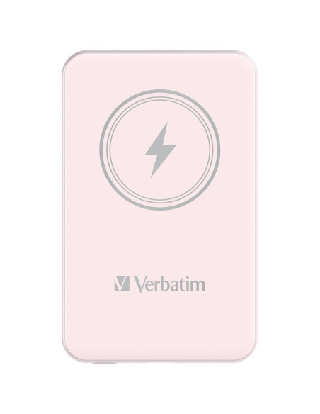 Verbatim Charge 'N' Go Litowo-Polimerowy (Lipo) 5000 Mah Bezprzewodowe Ładowanie Różowy