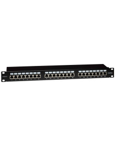 Emiternet Panel 19" 24Xrj45 Stp Kat.6 (1U) Z Półką