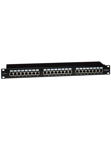 Emiternet Panel 19" 24Xrj45 Stp Kat.6 (1U) Z Półką