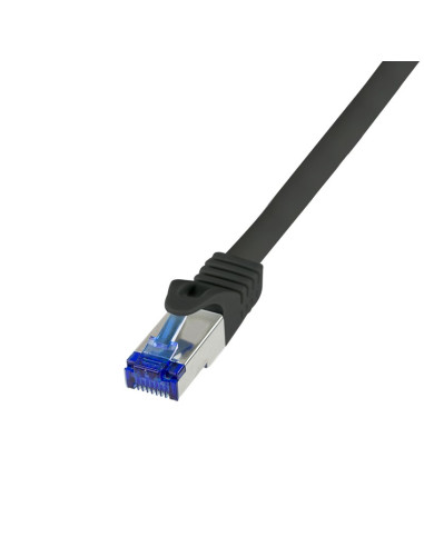 Logilink C6A123S Kabel Sieciowy Czarny 30 M Cat6A S/Ftp (S-Stp) Okrągły