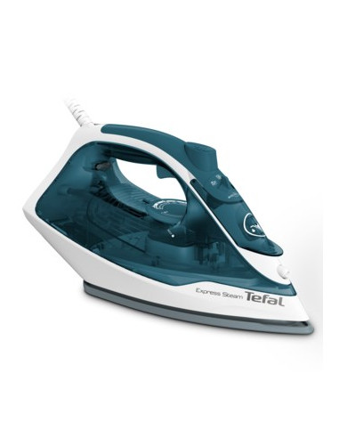 Tefal Fv2839 Żelazko Suche I Parowe Ceramiczna Stopa 2400 W Niebieski, Biały