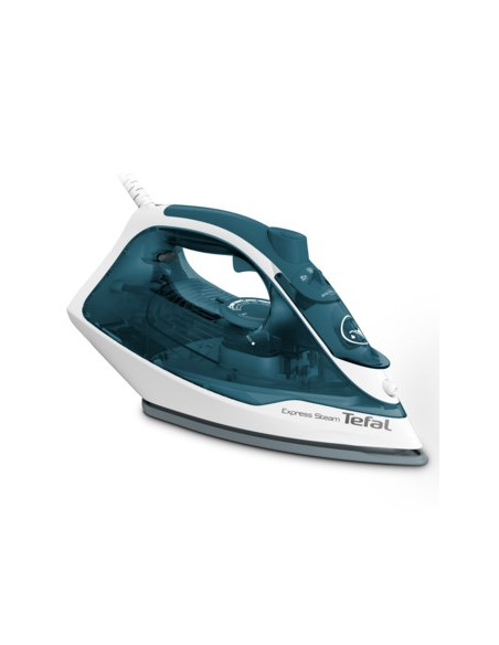 Tefal Fv2839 Żelazko Suche I Parowe Ceramiczna Stopa 2400 W Niebieski, Biały