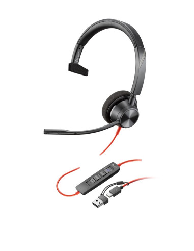 Słuchawki Poly Blackwire 3310 Mono Microsoft Teams Usb-C