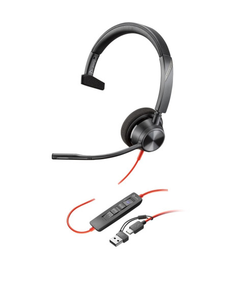 Słuchawki Poly Blackwire 3310 Mono Microsoft Teams Usb-C