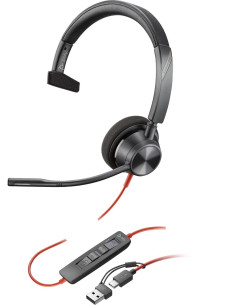 Słuchawki Poly Blackwire 3310 Mono Microsoft Teams Usb-C 2