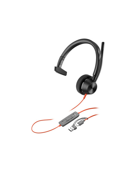 Słuchawki Poly Blackwire 3310 Mono Microsoft Teams Usb-C