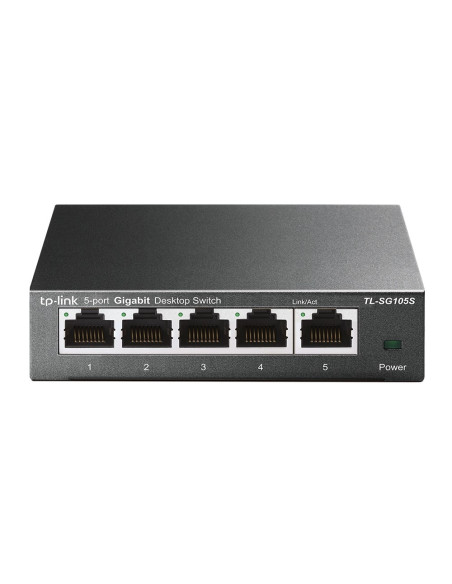 Tp-Link Tl-Sg105S Nie Zarządzany Gigabit Ethernet (10/100/1000) Czarny