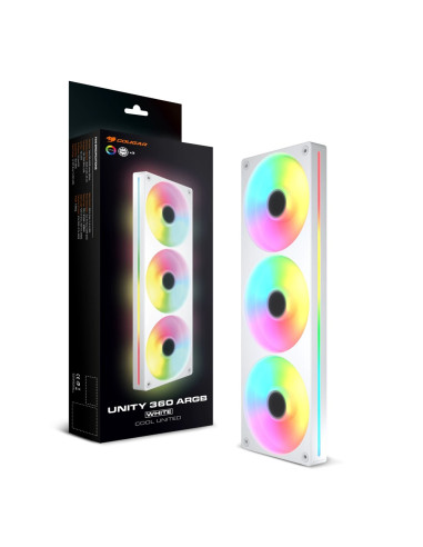 Cougar Cf-Un360Rw-Rgb? Obudowa Komputera Wentylator 12 Cm Biały
