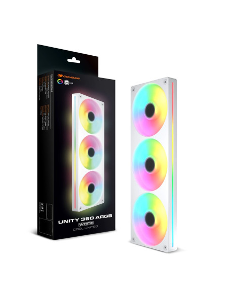 Cougar Cf-Un360Rw-Rgb? Obudowa Komputera Wentylator 12 Cm Biały
