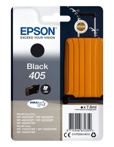 Epson 405 Durabrite Ultra Ink Nabój Z Tuszem 1 Szt. Oryginalny Standardowa Wydajność Czarny