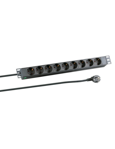 Efb Elektronik Ek631De.1 Rozgałęziacz 2 M 9 X Gniazdo Sieciowe Wewnętrzna Czarny