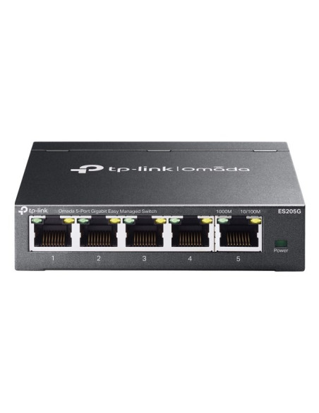 Tp-Link Omada Es205G Łącza Sieciowe Zarządzany Gigabit Ethernet (10/100/1000) Czarny