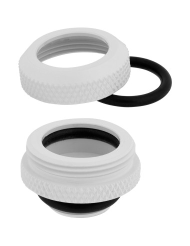 Corsair Hydro X Series Xf Hardline Anschluss Gerade G1/4 Auf 14Mm Ad Hardtube - 4Er Pack, Weiß
