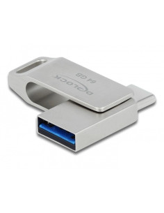 Delock Pendrive Usb-C + Typ-A 5 Gbps 64 Gb - Metalowa Obudowa
