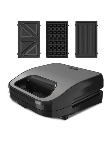 Opiekacz Black+Decker Z 3 Wymiennymi Płytami Bxsa754E 750W