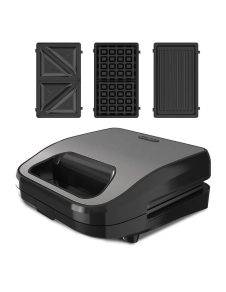 Opiekacz Black+Decker Z 3 Wymiennymi Płytami Bxsa754E 750W