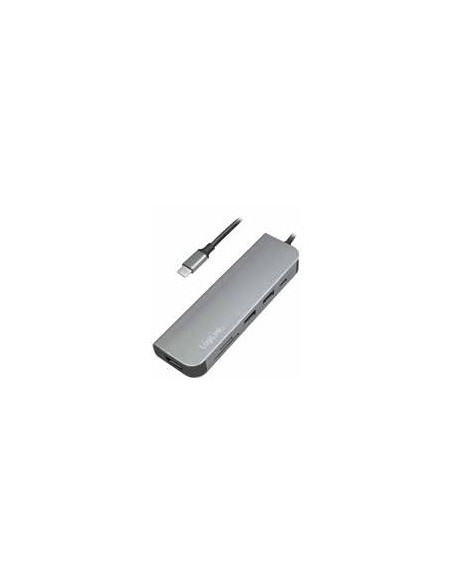 Logilink Ua0343 Stacja Dokująca Usb 3.2 Gen 1 (3.1 Gen 1) Type-C Aluminium
