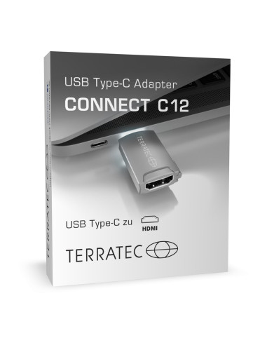 Terratec Connect C12 Usb Type-C Hdmi Szary