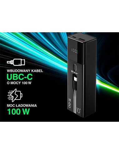 Tracer Quant Litowo-Jonowa (Li-Ion) 10000 Mah Czarny