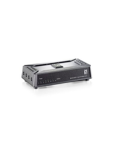 Levelone Fsw-0808Tx Przełącznik Sieciowy Nie Zarządzany Fast Ethernet (10/100) Szary