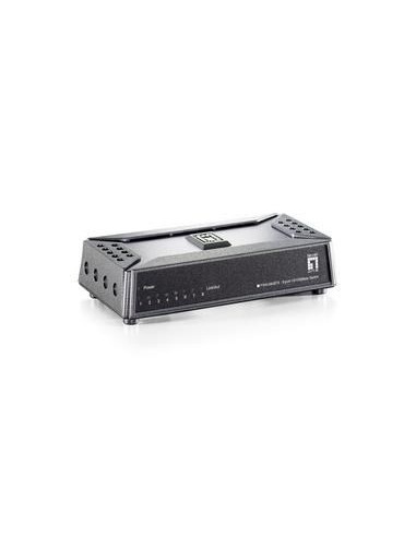 Levelone Fsw-0808Tx Przełącznik Sieciowy Nie Zarządzany Fast Ethernet (10/100) Szary