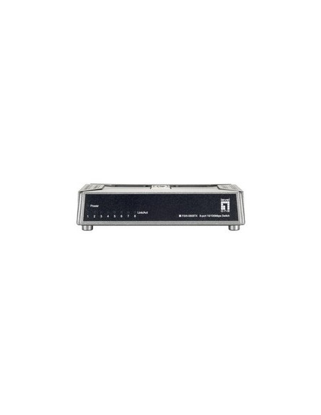 Levelone Fsw-0808Tx Przełącznik Sieciowy Nie Zarządzany Fast Ethernet (10/100) Szary