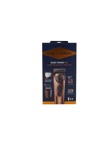Gillette King C. Beard Trimmer Pro Elektrischer Barttrimmer